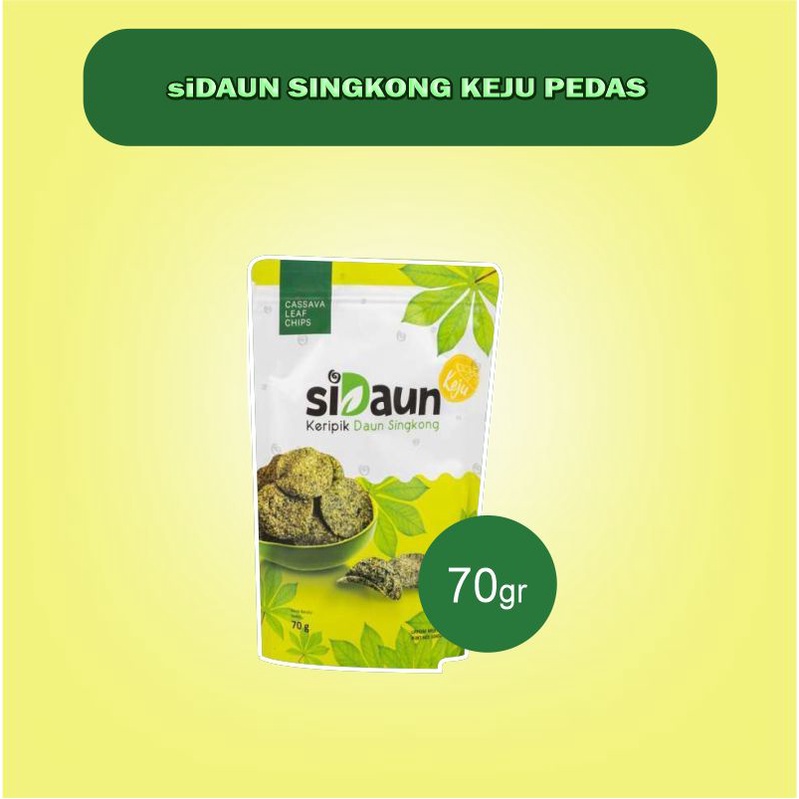 

SiDaun Singkong KEJU PEDAS [70 gr]