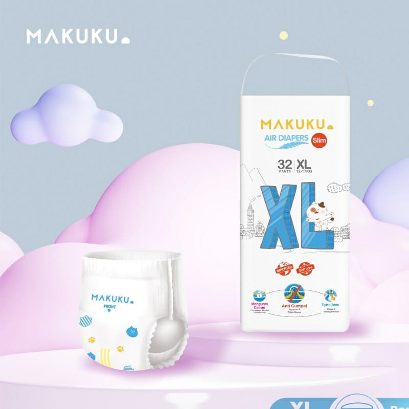 Makuku XL32 Air Diapers Slim Pants