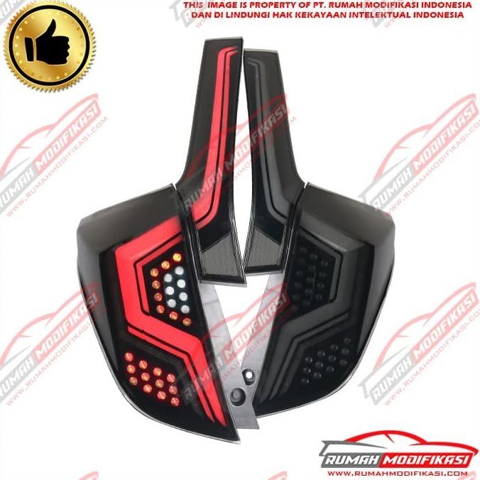 Stoplamp - Honda Jazz Gk5 2015 - On - Smoke - Sequential - Led