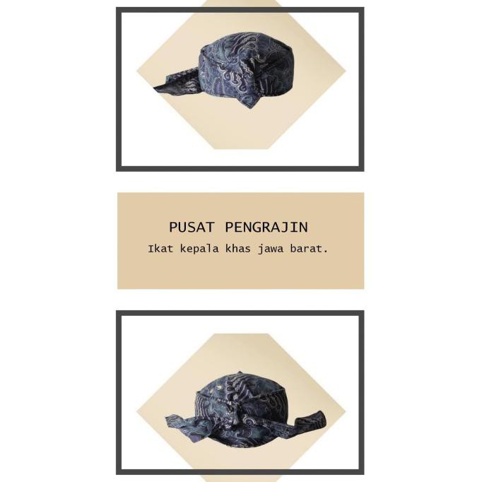 Ikat Kepala Sunda - Hitam