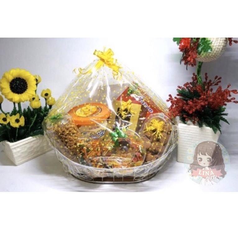 

Spesial Akhir Tahun// PLASTIK PARCEL/ LEMBARAN OPP MOTIF/ BINGKISAN PARCEL UK 75x80 DAN 75x90 ❥