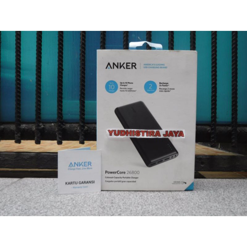 Anker PowerCore 26800mAh Powerbank Original A1277 Grs Resmi