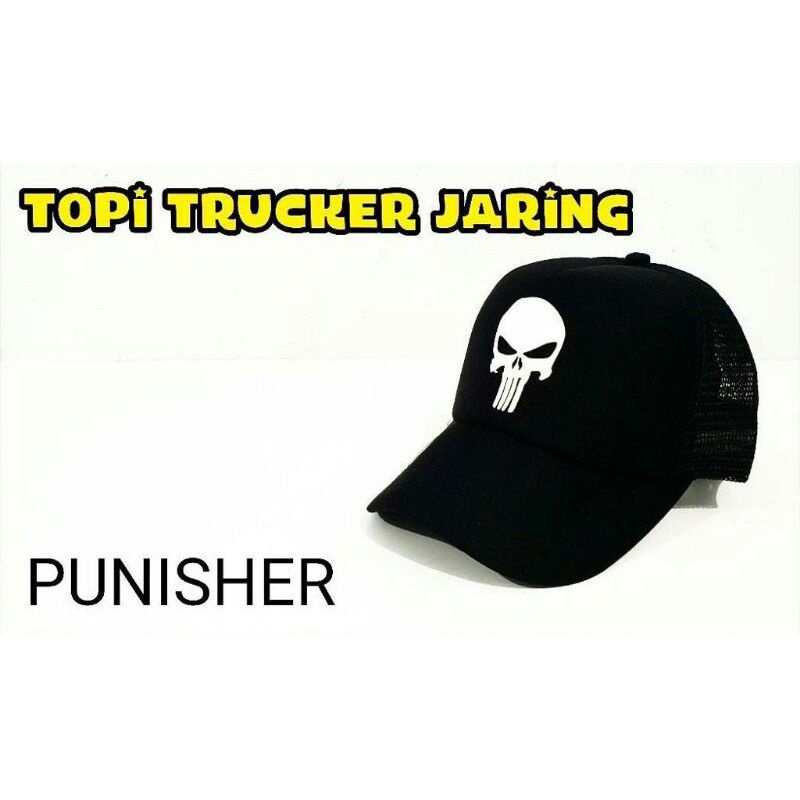 Topi Trucker Custom Punisher