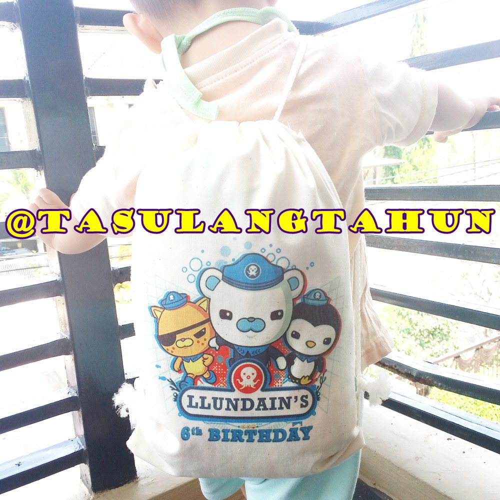 

Tas RANSEL Souvenir Ultah GoodieBag Bingkisan Blacu OCTONAUTS