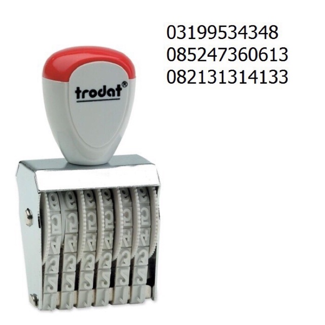

Trodat Stempel 6 Digit 1546 4 MM