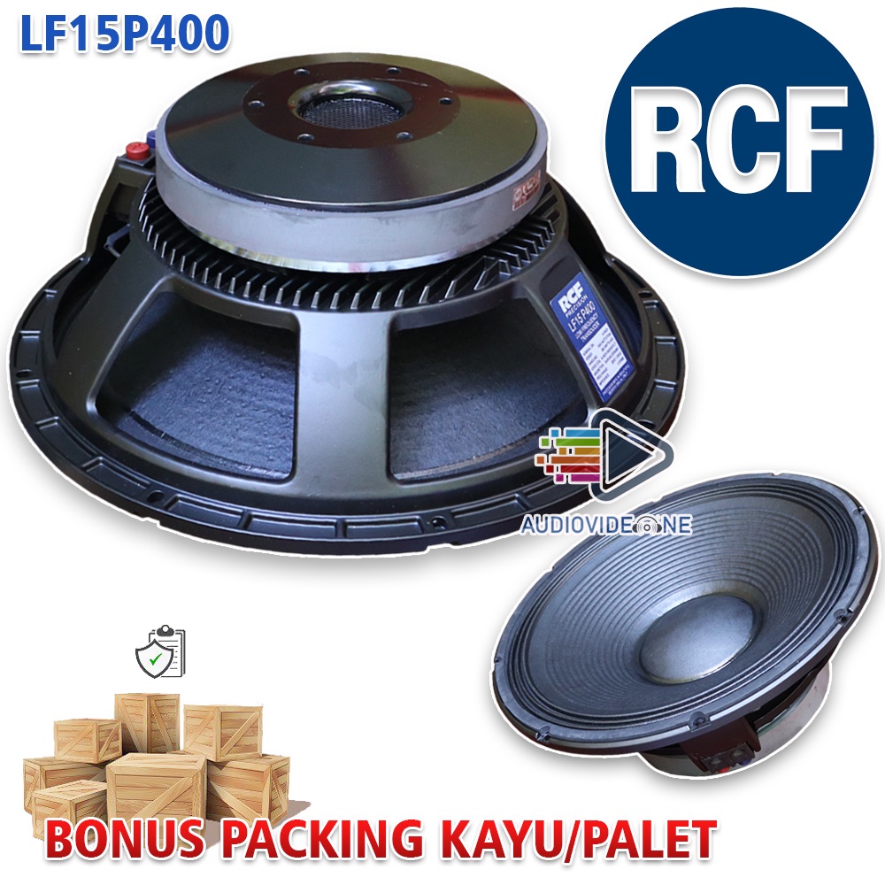 Speaker RCF LF15P400 Spiker Komponen 15 Inch Low Sub Bonus Packing Kayu