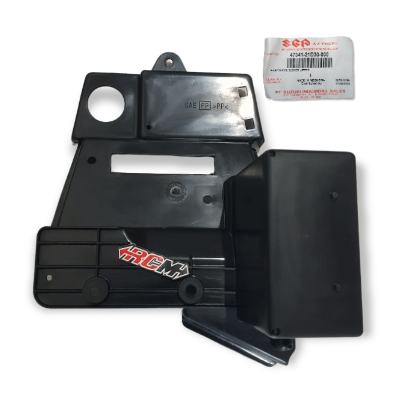 47341-21D30-000 TEMPAT WADAH AKI ACCU ACU BOK BOX BAGASI SATRIA 2T 2TAK 2 TAK 2 T LUMBA ORI ORIGINAL SUZUKI SGP ASLI