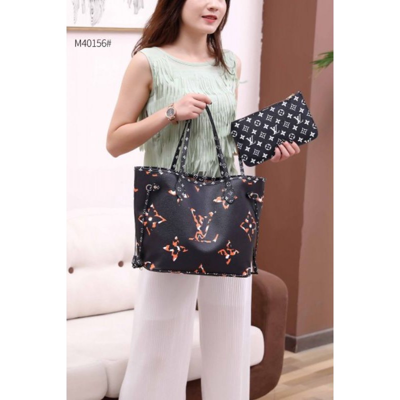Tas wanita LV NEVERFULL totebag IMPOR ADA NO SERI