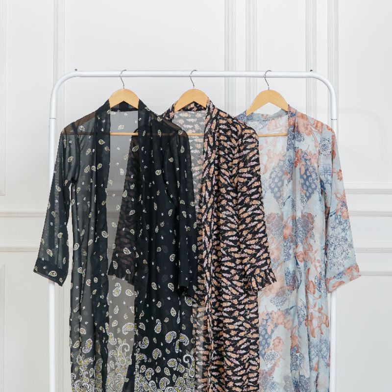 CIMMICO KOREAN LONG OUTER | LONG CARDIGAN | OUTER PANJANG | BOHEMIAN DRESS WANITA SIZE FIT TO L