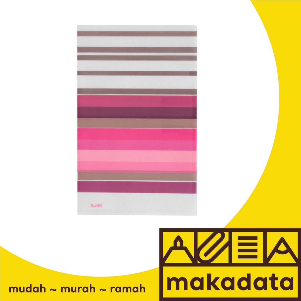 

MAP L BANTEX | L FOLDER F4 2247-19 STRIP PINK MURAH