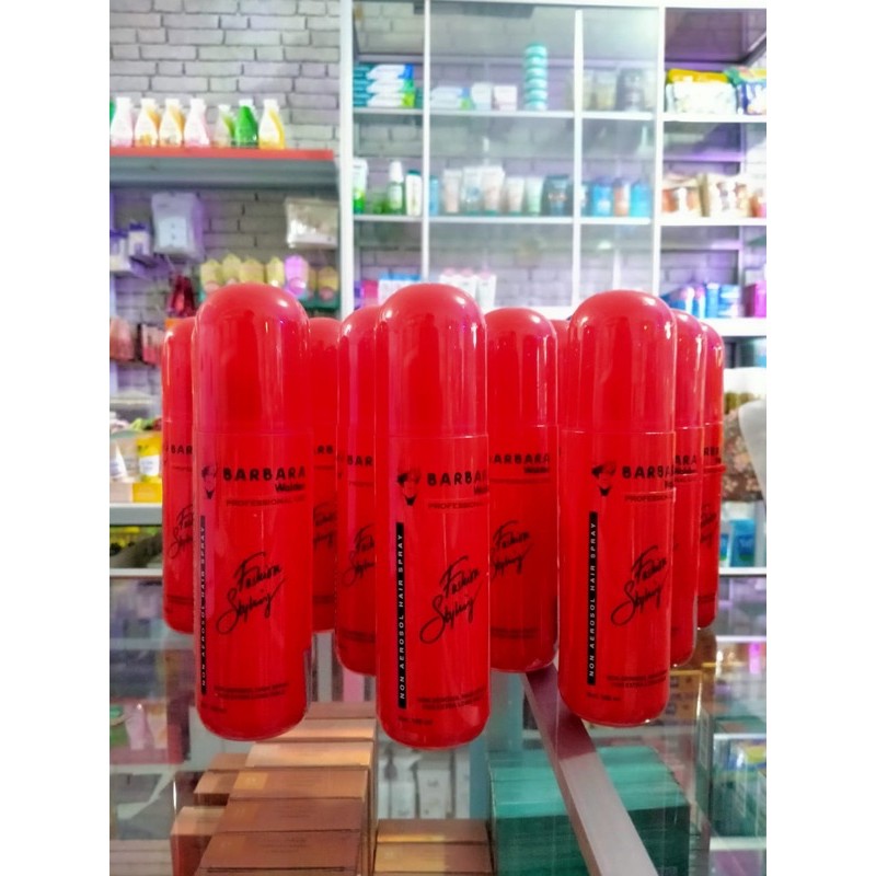 Barbara Walden Fashion Hair Spray 168Ml (MERAH)
