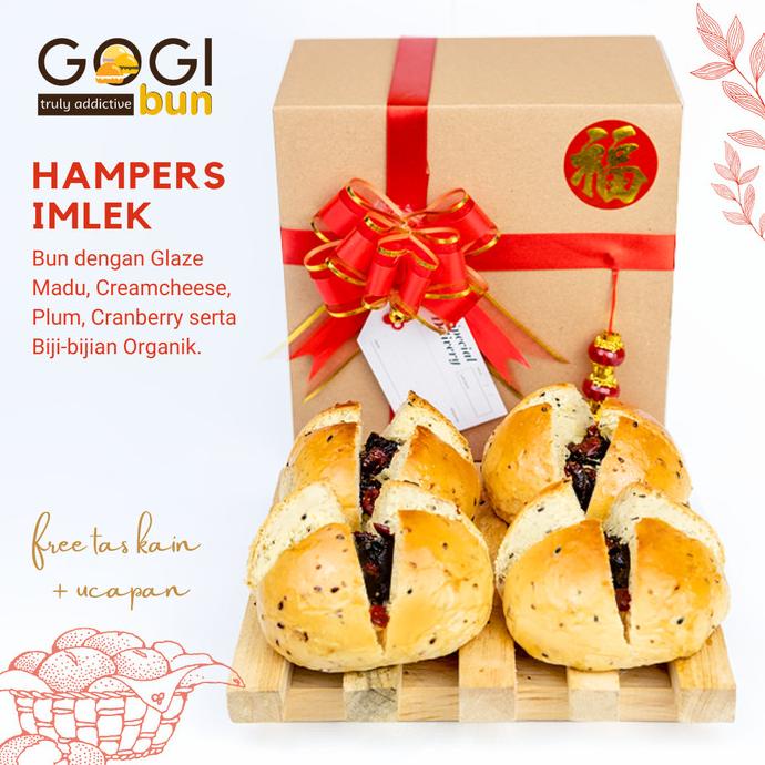 

BISA BAYAR DITEMPAT Hampers Imlek Roti Buah / Parcel Chinese New Year Gift Paket Imlek CNY - isi 4