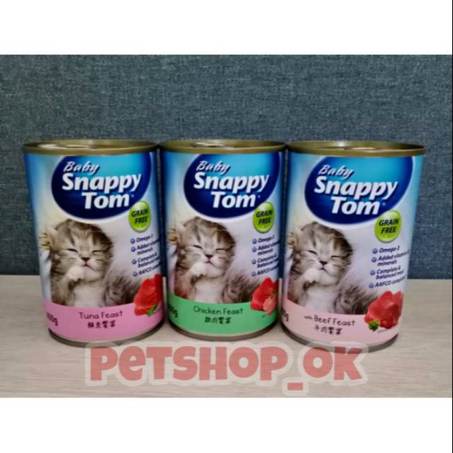 Snappy Tom Babby 400gr / Wetfood / kitten