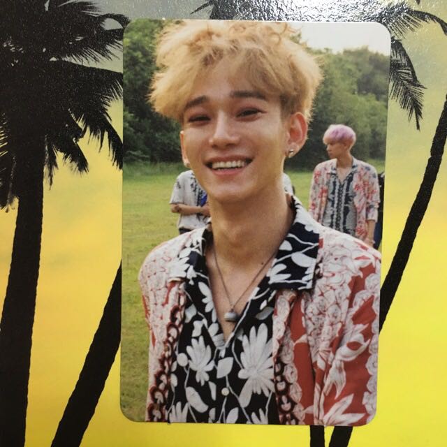 CHEN Official Photocard from The War (KoKoBop) Album (Private Version)