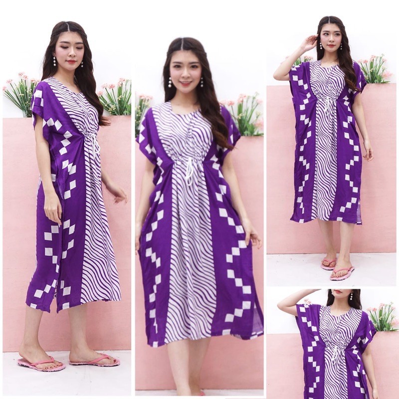 DASTER LOWO JUMBO KAFTAN KALONG BATIK KAIN RAYON HARGA PROMO