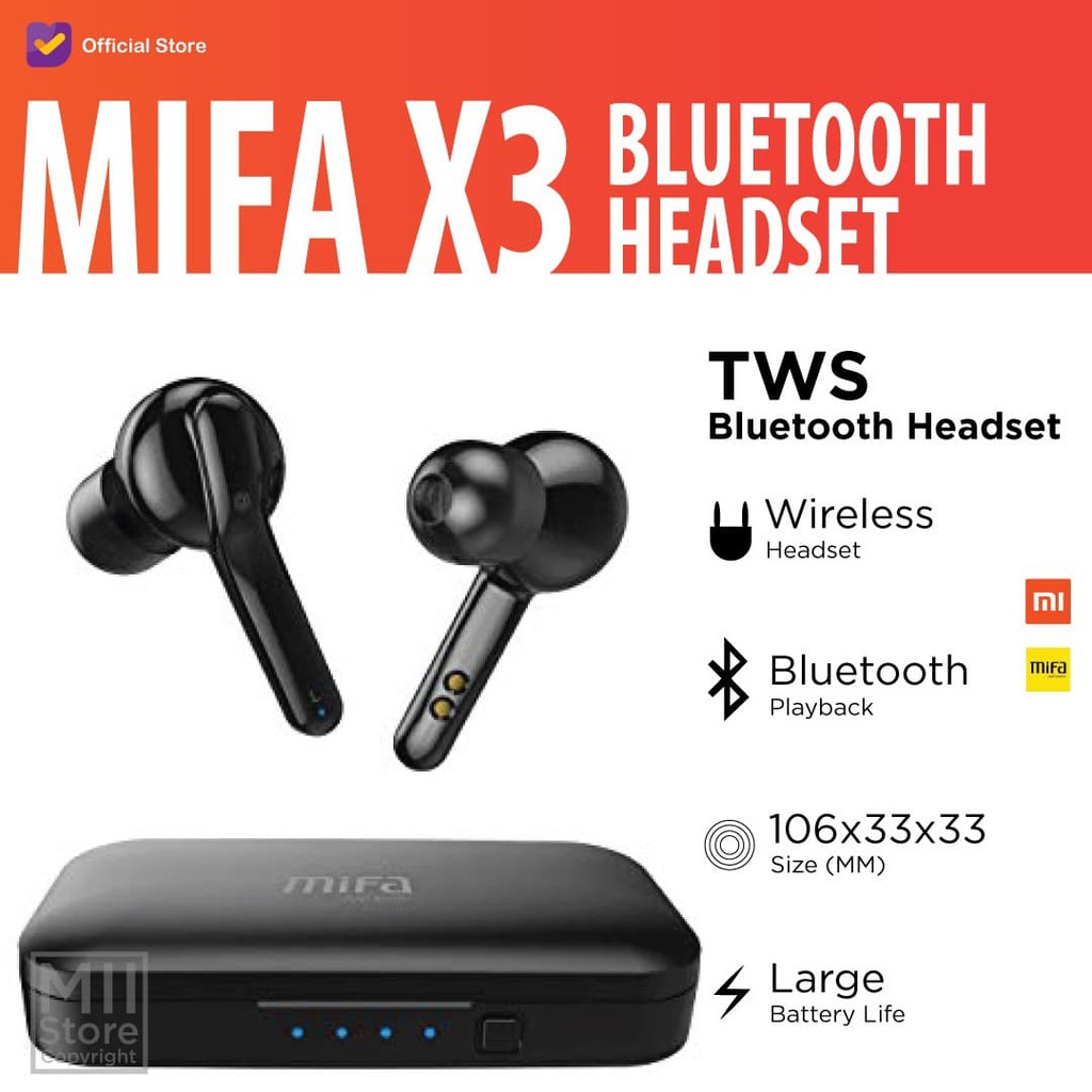 MiFa X3 TWS Bluetooth Headset