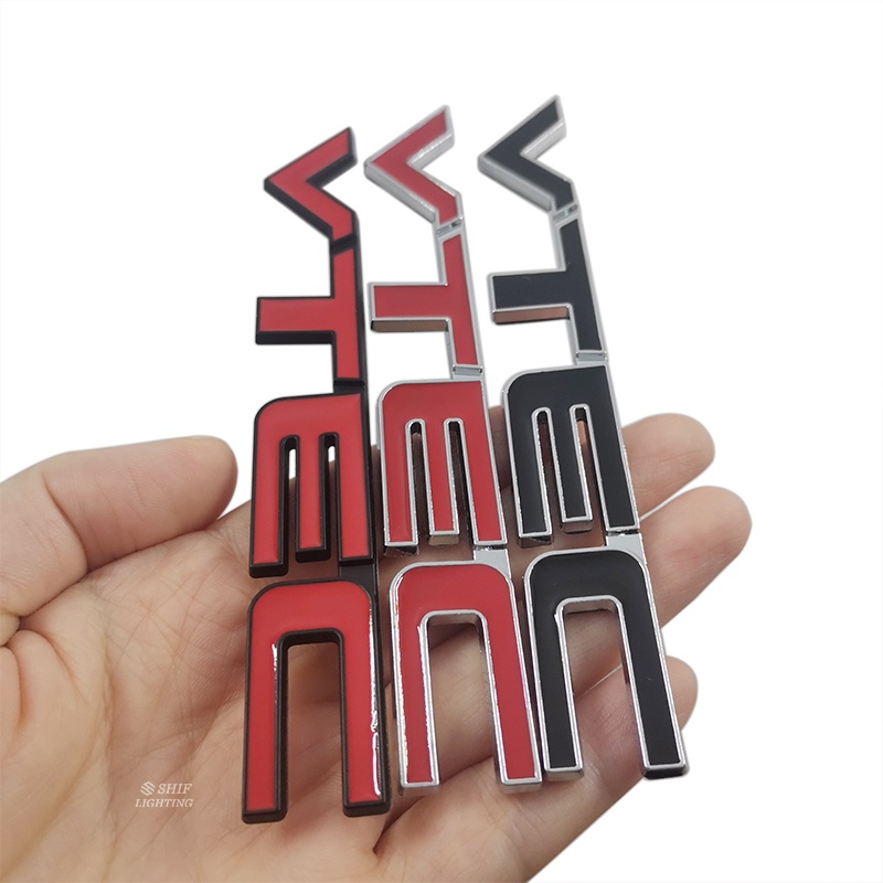 1pc Stiker Emblem Logo VTEC Bahan Metal Untuk Dekorasi Mobil Honda VTEC