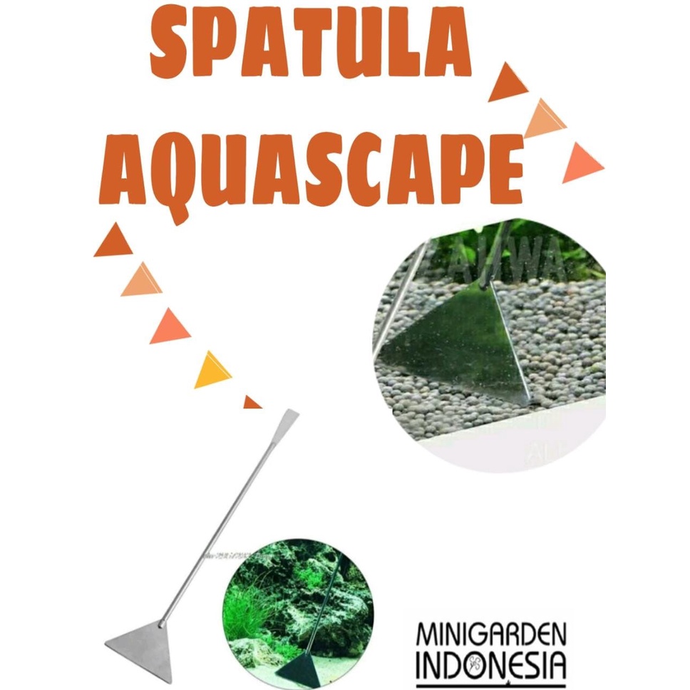 SAND SCRAPER 32CM spatula stainless perata substrat aquascape tool kit