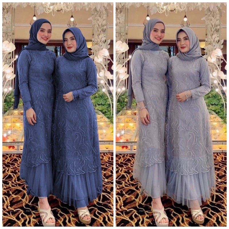 ZR- Maxi Dress geraldine SIZE L XL XXL / Gamis wanita murah / Maxi Jumbo / gamis wanita kekinian