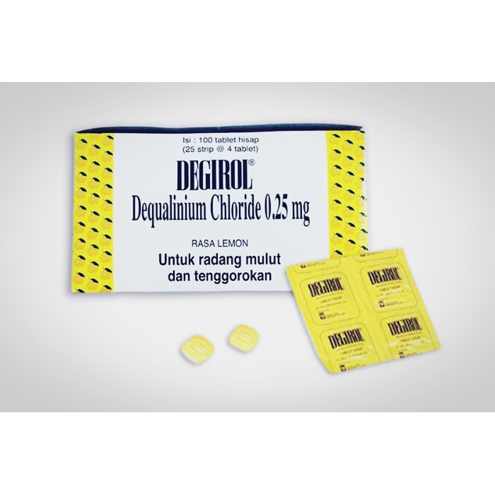 Degirol isi 10 tablet hisap untuk sakit tenggorokan