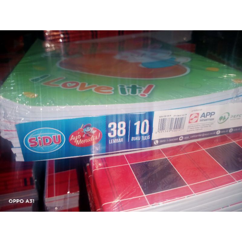 

BUKU TULIS SIDU ISI 58 LEMBAR BUKU SIDU ISI38