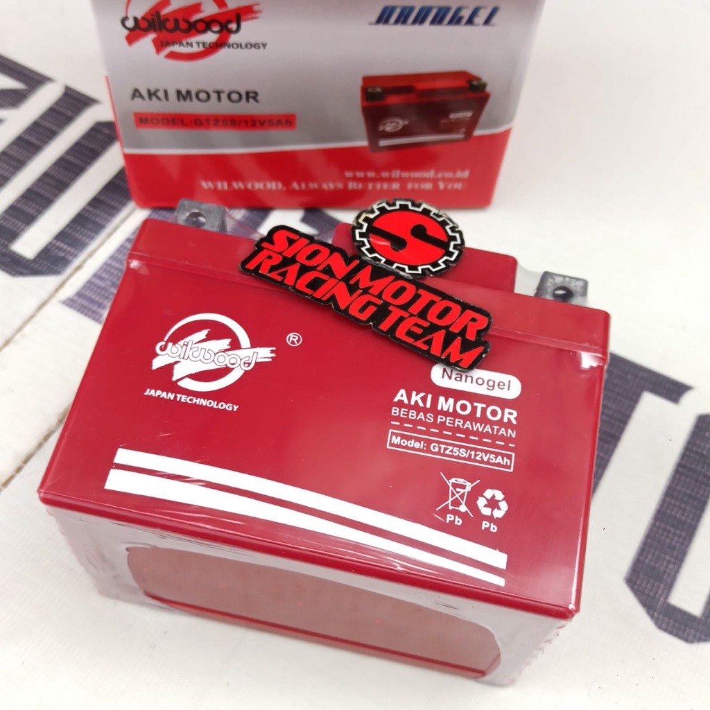 Aki Kering / Accu Kering Revo Absolute / Revo Fit / Blade Nano Gell Wilwood GTZ5S