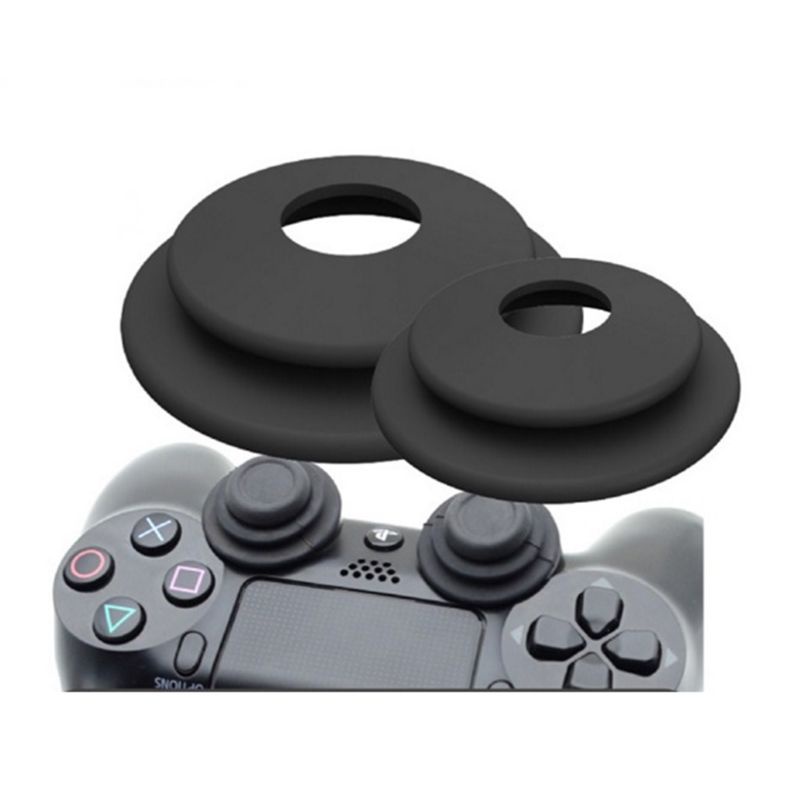 btsg 2 in 1 Aim Assistant Ring Soft Silicone Shock Absorbers Analog Joy Stick Game Accessories for Playstation 3 PS4 Pro 360 Controller