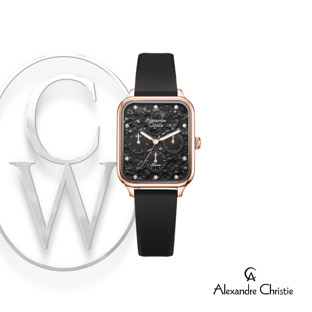 Jam Tangan ALEXANDRE CHRISTIE AC 2A04 BFRRGBA Wanita Karet ORIGINAL