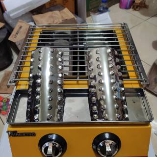 Kompor Bakaran sosis baso bakar 2 tungku Shopee Indonesia Kompor Bakaran sosis baso bakar 2 tungku Shopee Indonesia