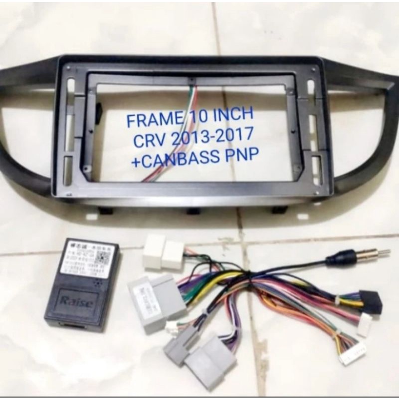 Jual frame head unit tv android 10 inch Honda CRV 20132017+ Canbas pnp