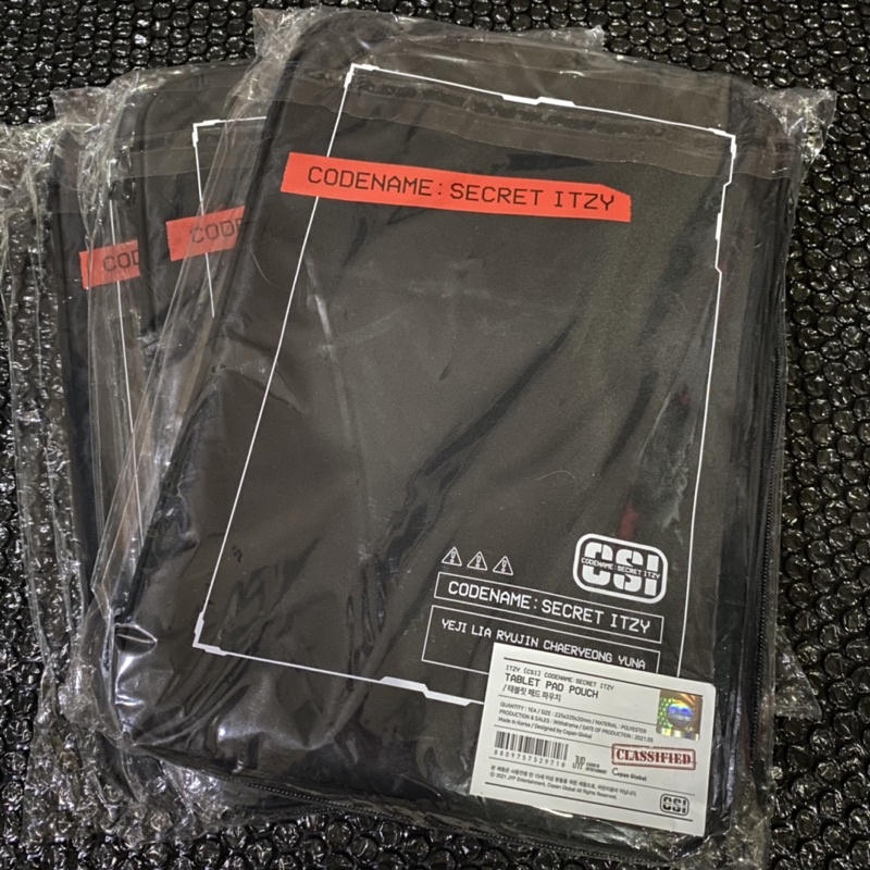 ITZY Codename Secret ITZY CSI Goods Tablet Pouch