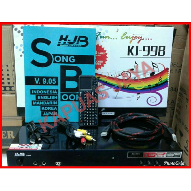 Jual DVD Player Karaoke KJB KJ 998   KJ998 HDD 2TB  Support Smartphone  Limited