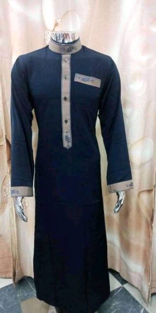 Jubah pria daffa Alharomain Kantun import mesir premium