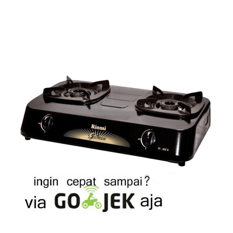 Home-Klik Rinnai Kompor Gas Ri-302s  2 Tungku