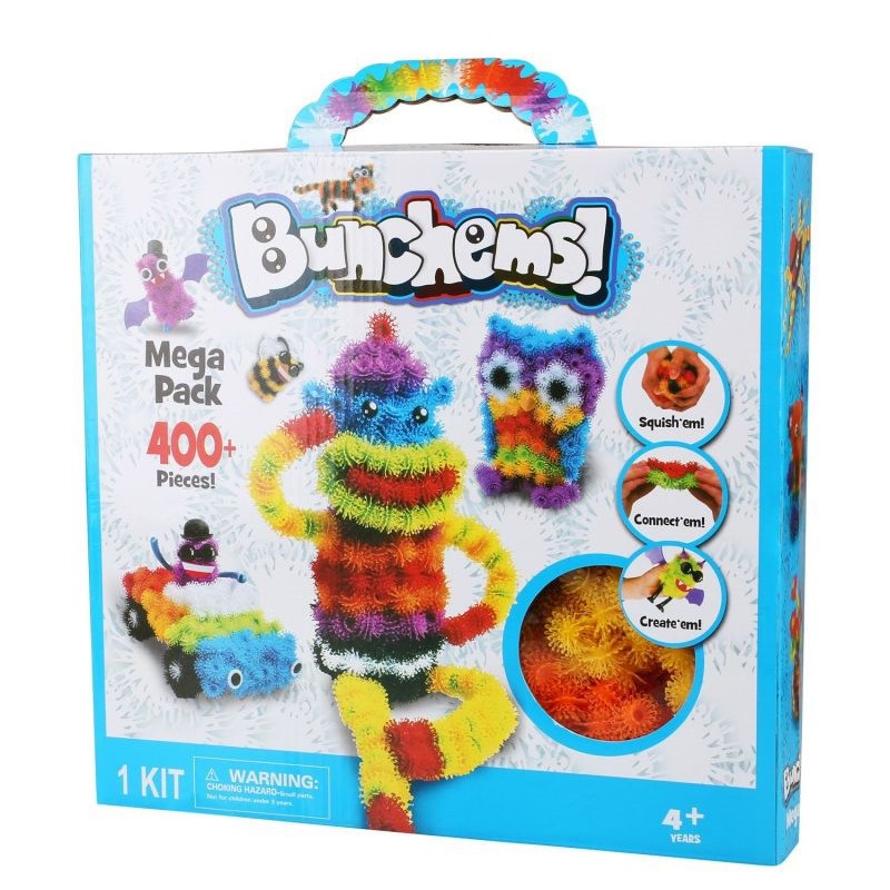 Bunchems TM Mega Pack 400+ Original Mainan Edukasi