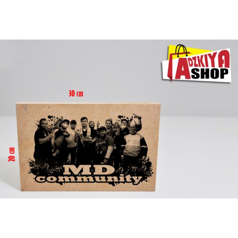 Cetak foto print MDF foto custom pajangan dinding