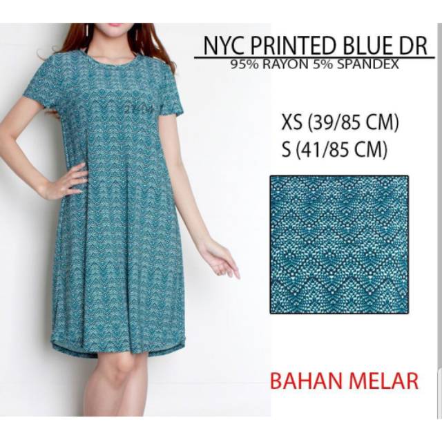 SALE BAJU BRANDED NY&COMPANY PRINTED DRESS