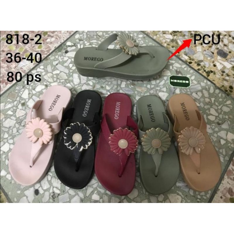 Sandal Jepit bunga morego