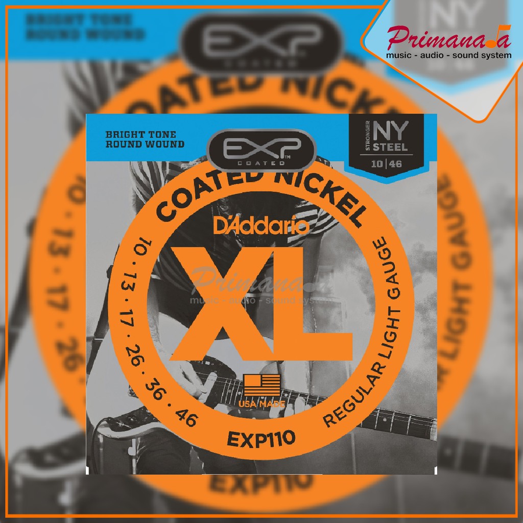 Senar Gitar Listrik Daddario EXP110 Dadario EXP 110 Electric Guitar D'Addario Original