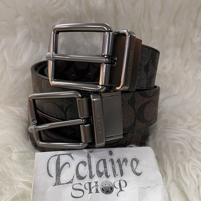 SABUK IKAT PINGGANG BELT COACH MEN BAN PINGGANG PRIA KULIT BRANDED