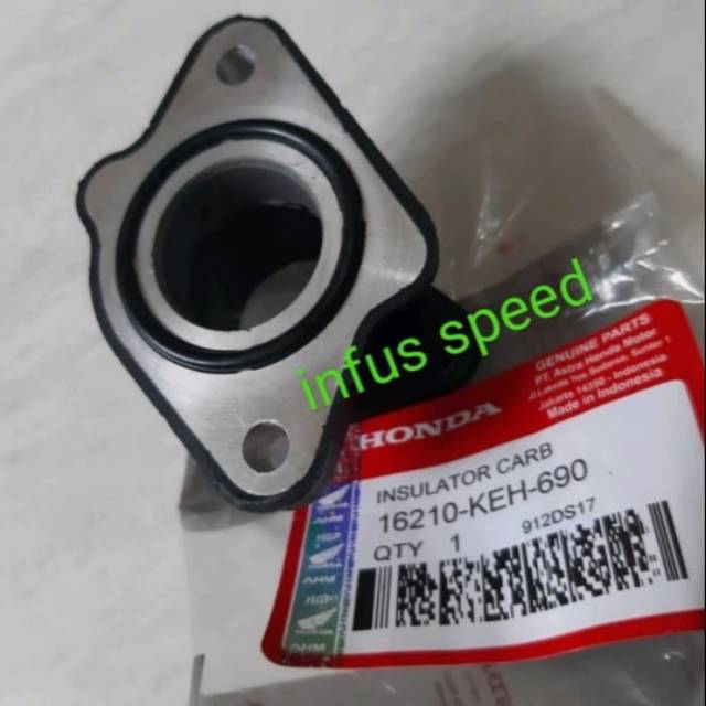 Intake Manipul/Manipol Karbu Honda Megapro Lama Hiu Primu Ori AHM