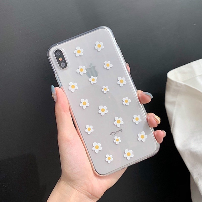 Casing Soft Case Transparan Motif Bunga / Cactus for iPhone 11