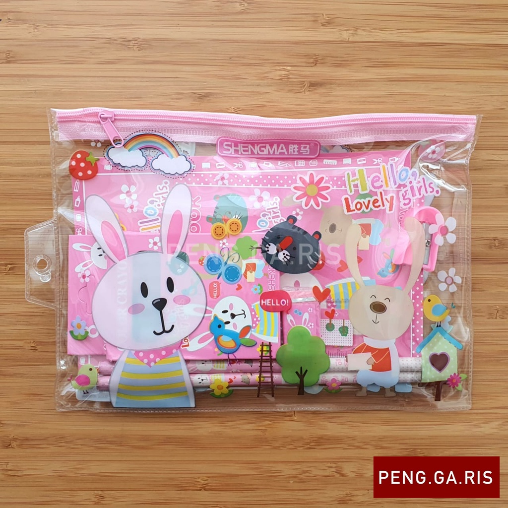 

Kado Ultah / Souvenir / 7 in 1 Pocket Stationery Set