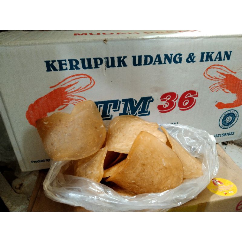 

krupuk udang Bsr. TM 500 grm