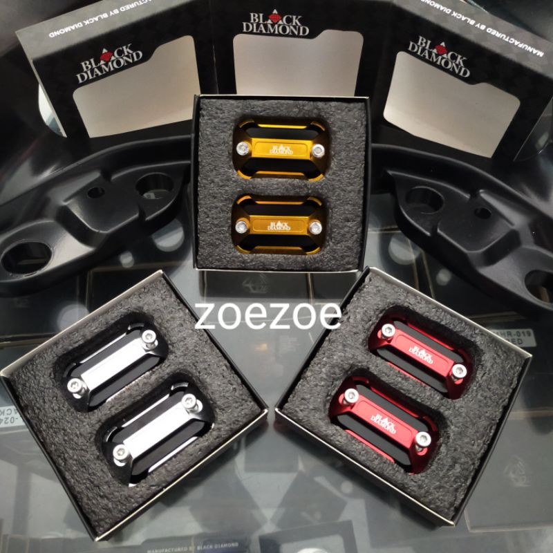 Cover master rem nmax 155 old black diamond (set) Cover tutup master rem 155 old BD