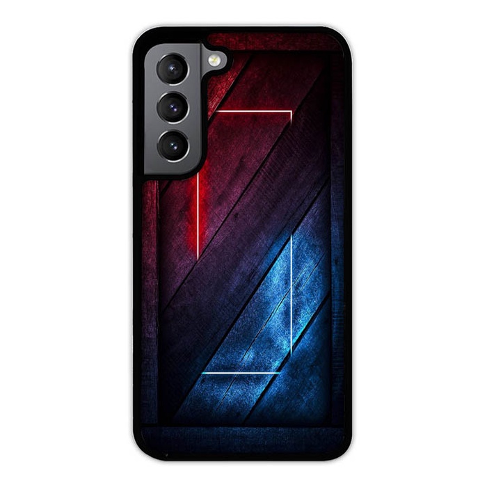 Casing Case Samsung Galaxy S22 S21 S20 Ultra, S22 S21 S20 S10 S9 Plus, S21 S20 FE Red and blue X0240