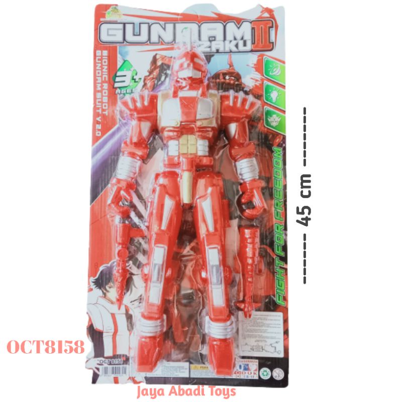 Mainan Robot Gundam Zaky II OCT8158