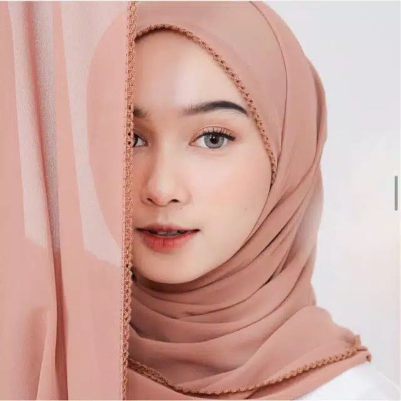 kerudung tren Pashmina baby dol kerudung pashmina picot kerudung pashmina