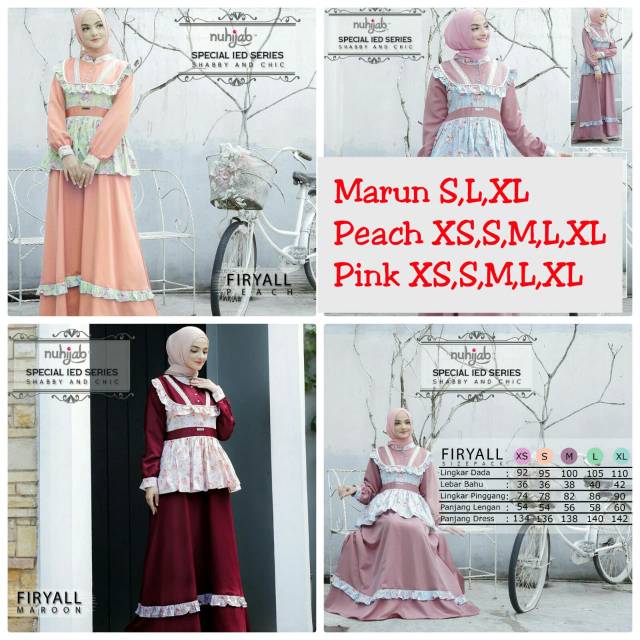 Nuhijab Nu Dress Firyall Original