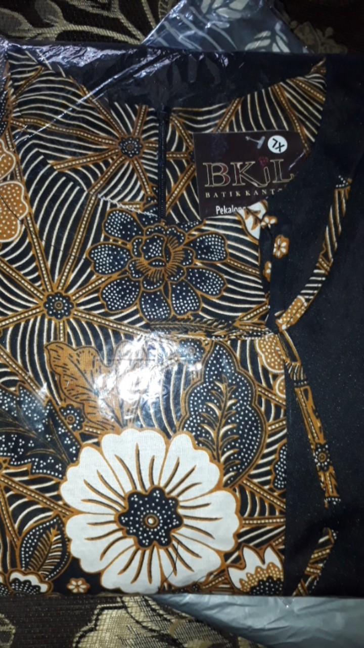 Batik Wanita Asj Sa Hrb026 Kenongo Kemeja Tosca Pendek